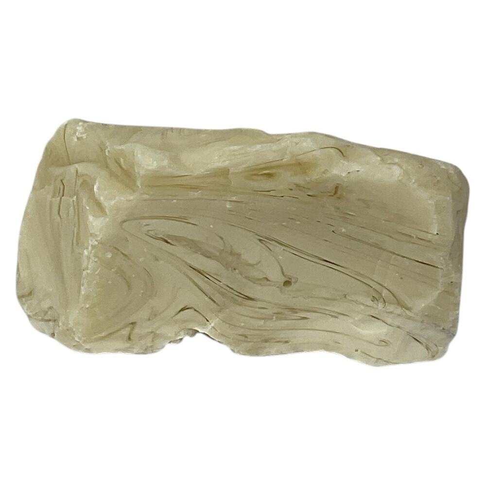 Cream Swirl Art Glass Cullet Slag Glass #5XL98‎